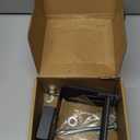 Otoolling 2 Pcs Barbell Holder for 3 x 3 Weight Racks Steel Barbell Mount Rack Vertical Training Curl Bar Holder Fits 5/8''-1'' Holes, No Drilling Required, Bearing 20 Pounds