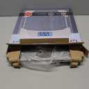 Taylor Digital Scales for Body Weight, 400 LB Capacity, Unique Blue LCD, Stainless Steel Accents, Glass Platform, 12.2 x 12.2 Inches, Clear