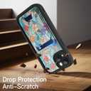 ZIYE Designed for iPhone 15 Wallet Case with Card Holder