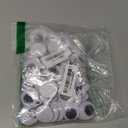 CCINEE 35mm Black Googly Wiggle Eyes 100PCS with Self-Adhesive for DIY Handmade Crafts Decorations