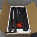 TUTOTAK C Shaped End Table, Tv Tray, Small Side Table, Set of 2, 28.7 inch Tall Couch Table, Tray Table, Sofa Table, Living Room, Bed Room, Brown TB01BB0712