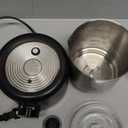 Milk Frother, 4-IN-1 Electric Milk Frother and Steamer, 17 OZ Stainless Steel Milk Frother Dishwasher Safe, Durable Silent Working Frother for Coffee, Hot and Cold Foam Maker, Black