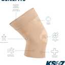 OS1st KS7 Performance Knee Brace with Compression Zone TechnologyStabilizing Knee Sleeve for Pain Relief, Patella Support, Running, Arthritis, Men & Women (XX-Large, Black)