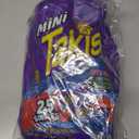 Takis Blue Heat Mini 25 pc / 1.23 oz Bite Size Multipack, Hot Chili Pepper Flavored Extreme Spicy Rolled Tortilla Chips (Pack of 2), BB SEP/15/26