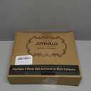 joyhalo 4 Pack Fall Leaves Garland Decorations for Home, Autumn Leaf Garland Maple Leaf Vine Outdoor Fall Decor for Porch Mantle Fireplace Stair Railing Office Front Door, Orange