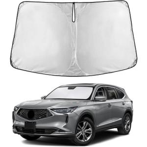 EcoNour Windshield Sunshade Compatible for Acura MDX 2021-2024 2025 2026, Sun Visor for Front Windshield & Window Sun Shade Cover, UV Heat Blocker & Protector, Car Accessories