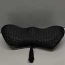 Lumbar Support Pillow for Office Chair Car Lumbar Pillow,Memory Foam Back Cushion with Breathable 3D Mesh Lumbar Support Orthopedic Backrest for Lower Back Pain Relief Ergonomic, LowerBackSupportBlack