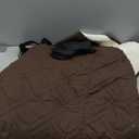 VANSOFY 100% Waterproof Recliner Chair Covers, Recliner Cover Non-Slip Dog Chair Cover Furniture Protector Washable Slipcover with Pocket, Elastic Straps for Pets, Dogs(Brown, 23.6")