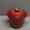 Le Creuset Enameled Cast Iron Rice Pot with Lid & Stoneware Insert, 2.25 qt., Cerise
