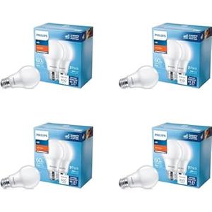 60W A19 7-Pack Basic Soft White (2700K) 800 Lumen (10W = 60W) Frosted Flicker-Free Light Bulbs