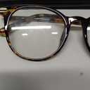 Gaoye Blue Light Blocking Glasses, Retro Round Eyewear Frame Anti Eyestrain Computer Glasses for Women Men (Tea Leopard/Transparent Lens)