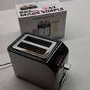 Chefman Smart Touch 2 Slice Digital Toaster, 6 Shade Settings, Touchscreen Controls, Extra-Wide Slots for Thick Breads & Bagels, +10 Seconds, Defrost, Removable Crumb Tray  Stainless Steel