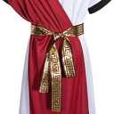 Kids Toga Costume Roman Robe Greek God Outfit Halloween Cosplay Costume Accessories Set 140