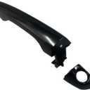 Front Left Driver Side Exterior Door Handle Black Compatible with Hyundai Elantra 2017-2022