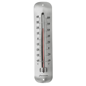 12.2 Large Numbers Premium Steel Outdoor/Indoor Thermometer Waterproof Vintage Style Decorative