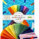 The Dreidel Company 24 Make Your Own Hanukkah Beeswax Colorful Candles, Complete DIY Do It Yourself Chanuka Candles Starter Kit