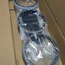 Modern LED Ceiling Light, 3-Round Rings Flush Mount, 30W 6000K Cool White, Bedroom Living Room Kitchen Office Lighting
