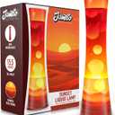 JAMBO 15.5" The Upgraded Motion Lamp, Sunset Decal Motion Light, Beautiful Home Decor, Living Room Bedroom Lamp, Relaxing Nightlight for Teens, Kids & Adults