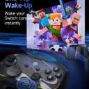 EasySMX S10 Elite Wireless Controller for Switch 2 with One-Key Wake-Up, Hall Effect Anti-Drift Joysticks, Programmable Buttons, HD Rumble, Motion Control and NFC, Multi-platform Controllers