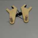 Yalikop Supply 18 Inch Wooden Craft Paper Roll Holder Dispenser, Fits Table 0.79-1.97'' and 5'' Thick Rolls Wooden Tabletop Easel Wrapping Paper Dispenser for Art Supplies, Drawing Christmas Gift