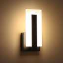 Hardwire Modern Wall Sconces with 7W Acrylic LED Wall Light Brightness Suitable forBedroom, Bathroom, Living Room, Porch, Staircase, Cafe, Hotel (Warm White 3000K 1 Pack) (ModelA-Warm White Non-Dimmable)