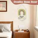 Inspirational Quote Gifts Wall Decor Hanging Pennant Flag Banner Motivational Rainbow Baby Gift for Nursery Bedroom Kids Room Playroom Wall Sign Decor Baby Shower Christmas Birthday Presents