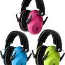 Floriogra 3 Pack Noise Canceling Headphones for Kids, Kids Ear Protection Earmuffs for Autism, Toddler, Children, Noise Cancelling Sound Proof Earmuffs/Headphones for Concerts, Air Shows, Fireworks (Blue+green+pink)