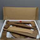 VASAGLE MAEZO Collection - Side Table, 2-Tier Small Round End Table, Nightstand with Tapered Legs, Curved Transitions, for Small Spaces, Living Room, Bedroom, Rustic Walnut ULET283T41