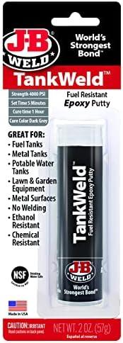 J-B Weld 8217 TankWeld Gas Tank Repair - 1 oz.,Dark Grey 2 PCS