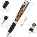 2 x ANINKABOVE German Shepherd Ballpoint Pen - 3-Sided Cute Writing Instrument, Fun Gift for Dog Lovers, Moms & Dads - Unique School & Office Supplies (1 Count)