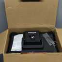 Honeywell Safes & Door Locks - Small Safe Box Chest for Home - Fireproof Safe Holds #10 Envelopes, USB Flash - Strong ABS Plastic - Document, Money Safe with Key Lock System - 0.15 CU, Black - 1101 (4.0 litre)