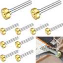 Shimeyao 12 Pack Garage Door Rollers Wheel for 1'' Truck and Trailer Door Rollers Track Heavy Duty Garage Wheels Ideal Parts, 7/16'' Diameter x 2-3/4'' Long Rod