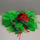 Tutu Dreams Summer Hawaiian Red Green Tutu Dress for Girls 1-12Y with Tropical Fern Leaf Headband Birthday Party Gifts