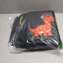 Extra Large Toy Box, Collapsible Sturdy Toy Storage Organizer with Lids, Dinosaur Toy Box for Boys Girls, 40"x16"x16" Kids Toy Chest Bin Baskets for Living Room, Playroom, Bedroom, Nursery, Black