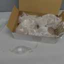 Syhood 24 Pcs Christmas Crystal Glass Ornaments Clear Vintage Acrylic Hanging Ornaments Christmas Drop Icicle Teardrop Ball Decorations for Xmas Tree Winter Party Supplies, 15 Style Assorted Size