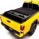 Soft Tri Fold Truck Bed Tonneau Cover Compatible with 2020-2025 Jeep Gladiator JT 5FT Bed (60.3") |For Models With or Without The Trail Rail System| Jeep Gladiator Bed Cover