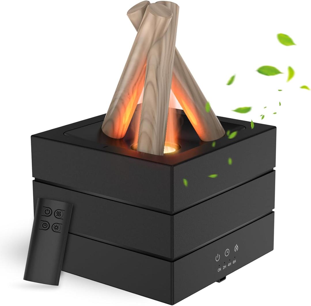 Essential Oil Diffuser, 280ML Ultrasonic Humidifier with Essential Oil Diffuser, Remote Control, Timer & Waterless Auto-Off, 7 LED Colors, for Home Bedroom Office Yoga Room Spa Room