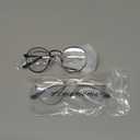 AMOMOMA 2-Pack Retro Round Reading Glasses for Men Women Trendy Blue Light Blocking Computer Readers Metal Frame AM6101 (Shiny Black+Gold)