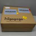 HIGOGOGO Round Stuffed Pouf Ottoman, Pu Leather Poufs with Foam Chunk Filling, Furry and Fluffy Pouf Foot Stool Storage Ottoman, 20 X 15 Floor Poufs Foot Rest for Living Room, Dark Brown