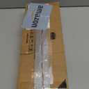 YaFex Heavy Duty Curtain Rod 32-150 Inch, 1 Inch Adjustable Black Curtain Rods for Windows, Extra Long Window Treatment Rods with Aluminium Finials, Easy Installation