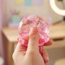 Jellyfish Squishy, Jellyfish Squeeze Slow Rise Sensory Water Animal Stress Ball Relief Fidget Toy for Kids & Adults Party Favors (3pcs)