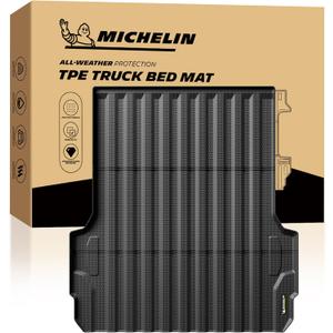 Michelin Truck Bed Mat for 2023-2026 Chevy Colorado/GMC Canyon 5 FT Only, All-Weather Truck Bed Liner, Custom Fit, Durable TPE, Bedliner, Non-Slip