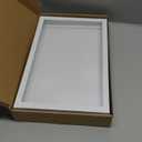 ZLY Jewelry Rings Display Tray Velvet 100 Slot Case Box Jewelry Storage Box (White)