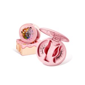 WOSADOZootopia1 Soft Magnetic Eyelashes Kit with Applicator, Disney [No.18 Velvet Black] 21.5mm Reusable Glue-free Magnetic Lashes, Cruelty-free False Lash, Waterproof, Lightweight, for Heavy Makeup (1 pair (Pack of 1))