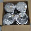 Cheardia 8 Pack Chafing Fuel Holder, Stainless Steel Chafe Wick Fuel Holder with Safety Cover Canned Heat Box Holder for Chafing Dish, Buffet, Barbecue, Parties