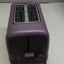 bella 2 Slice Toaster, 6 Setting Shade Control w Reheat, Cancel, Bagel & Defrost Buttons, Removable Crumb Tray, Anti Jam & Auto Shutoff, Auto Centering Guides & Cord Wrap, 900 Watt, Plum