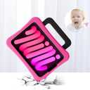 Kids Case for iPad Mini 7 (A17 Pro) 2024 /iPad Mini6 2021, Light Weight Heavy Duty/Shockproof/Drop Proof with Handle/Kickstand, Child Friendly Cover for iPad Mini 7th/6th Gen 8.3inch (Hot Pink)