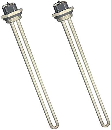 Upgraded 100108283 Water Heater Element, For AO Smith Electric Water Heaters, 4500W 240V Screw-In, Replace 100108284 9000092015 9000092045 Heating Element, With New Gasket，2 pack