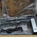 20-29-37 Gallon Fish Tank Stand with 3 Power Outlet 2 USB Port, Metal Aquarium Stand with 4-Tier Adjustable Storage Shelves, 30''L* 13''W*30''H Reptile Tank Stand, Fish Tank Table, 500lbs Capacity