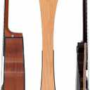 Nefelibata Wooden Guitar Stand, Handmade German Ash Solid Y-shaped Wood Racks Floor Holds 2 Guitars, for Electric Guitars, Acoustic Guitars, Classical Guitars, Banjos, Mandolins(Log)